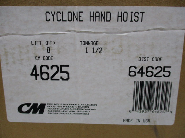 COLUMBUS MCKINNON 4625  NSMP