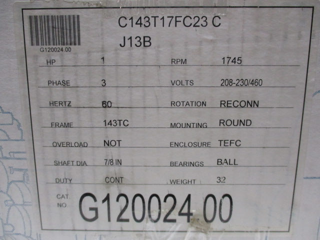 LEESON G120024.00 (C143T17FC23C)  NSMP