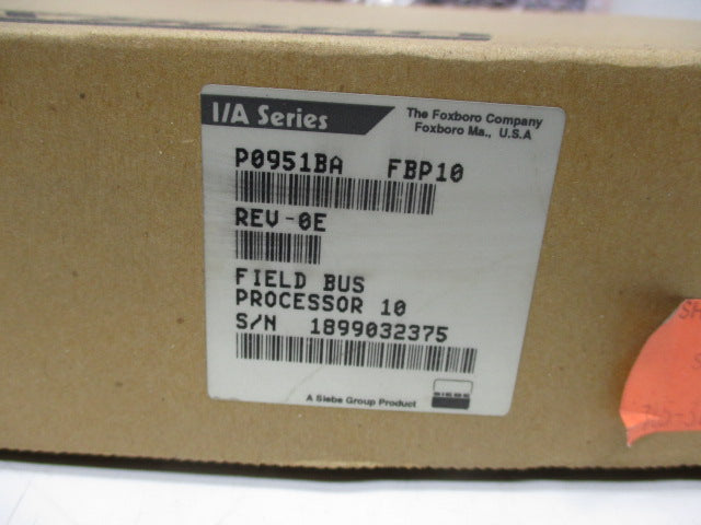 FOXBORO P0951BA FBP10  NSMP