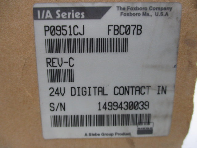 FOXBORO P0951CJ (FBC07B) NSMP