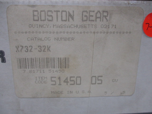 BOSTON GEAR X732-32K NSMP