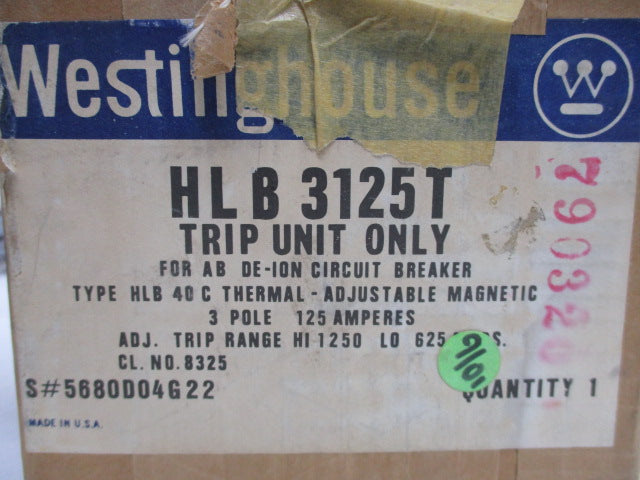 WESTINGHOUSE HLB3125T NSMP