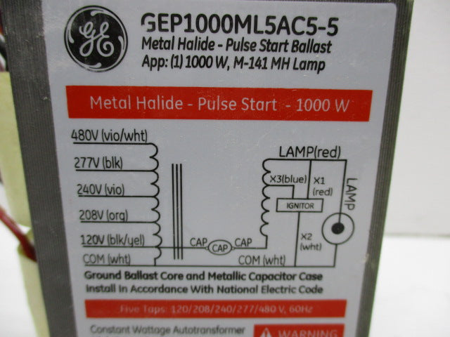 GENERAL ELECTRIC GEP1000ML5AC5-5 NSMP