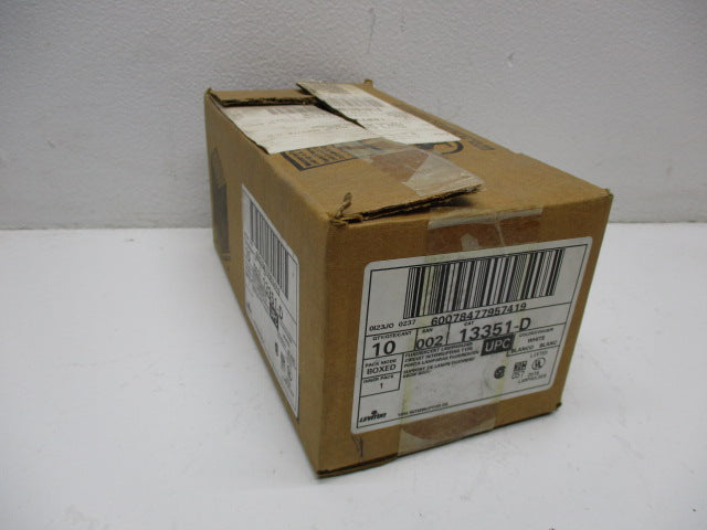 LEVITON 13351-D (QTY 10) NSMP