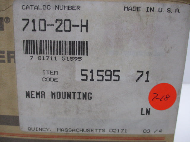 BOSTON GEAR 710-20-H NSMP