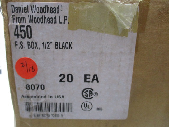 DANIEL WOODHEAD 450 (QTY 20) NSMP