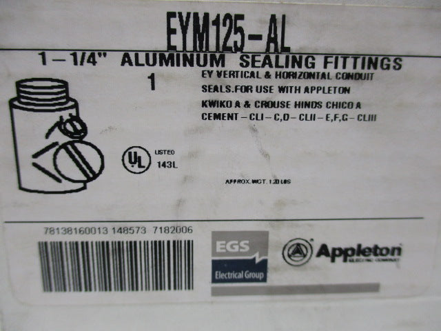 APPLETON EYM125-AL NSMP