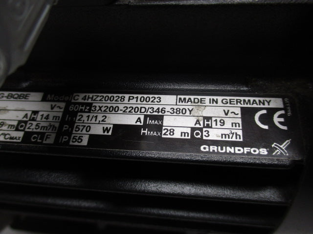 GRUNDFOS C4HZ20028P10023  UNMP