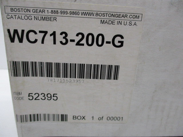 BOSTON GEAR WC713-200-G (52395) NSMP
