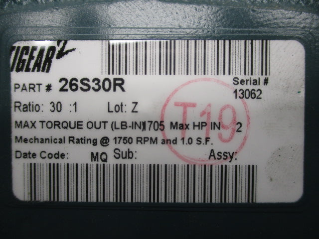 DODGE 26S30R NSMP