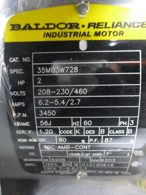 BALDOR 35M03W728 NSMP