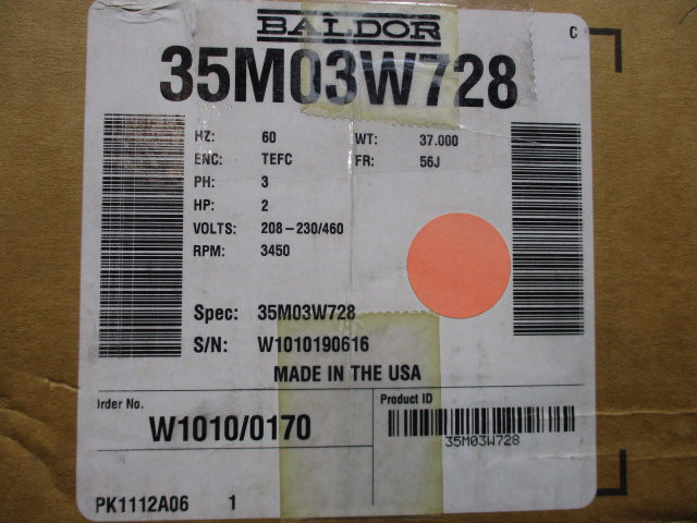 BALDOR 35M03W728 NSMP