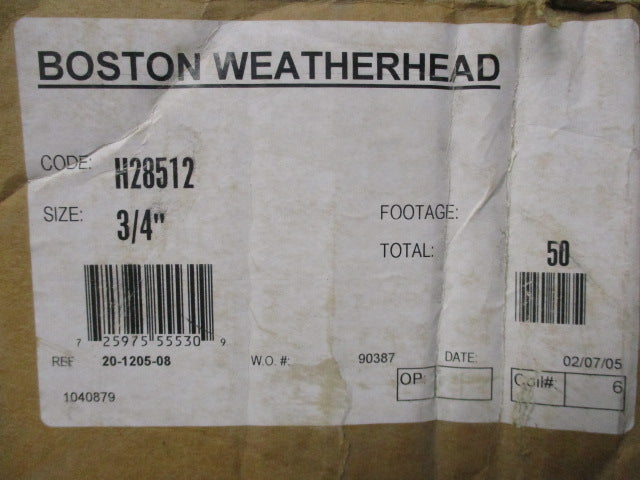 BOSTON WEATHERHEAD H28512 NSMP