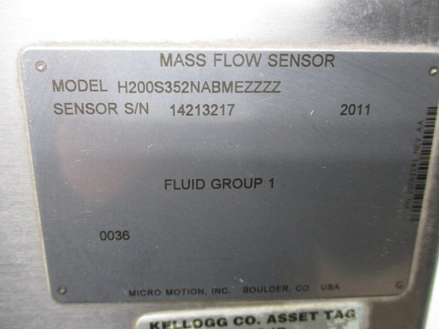 MICROMOTION H200S352NABMEZZZZ UNMP