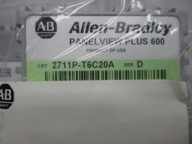 ALLEN BRADLEY 2711P-T6C20A SER. D NSMP