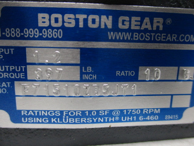 BOSTON GEAR F71510ZB5JT1 NSMP