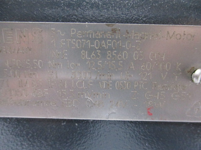 SIMENS 1FT5071-0AF01-0-Z UNMP