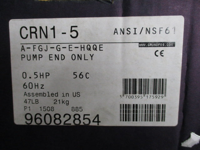 GRUNDFOS CRN1-5 A-FGJ-G-E-HQQE (96082854) NSMP