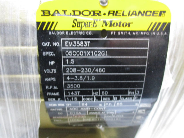 BALDOR EM3583T NSMP
