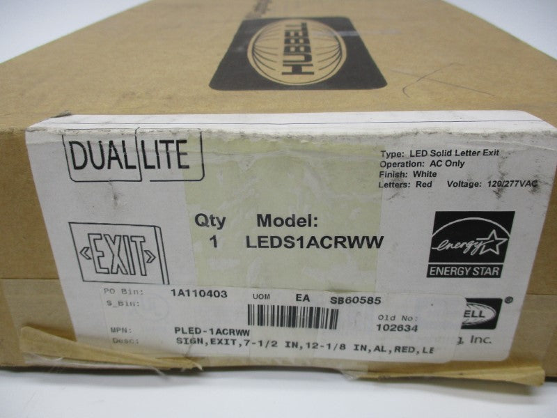 HUBBELL LEDS1ACRWW NSMP