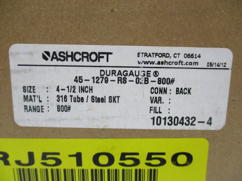 ASHCROFT 45-1279-RS-02B-800 NSMP