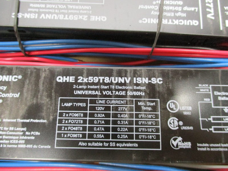 SYLVANIA QHE2X59T8/UNV-ISN-SC-B (QTY 10) NSMP