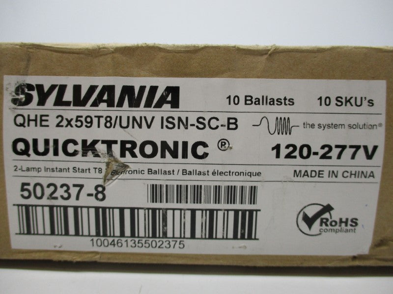 SYLVANIA QHE2X59T8/UNV-ISN-SC-B (QTY 10) NSMP