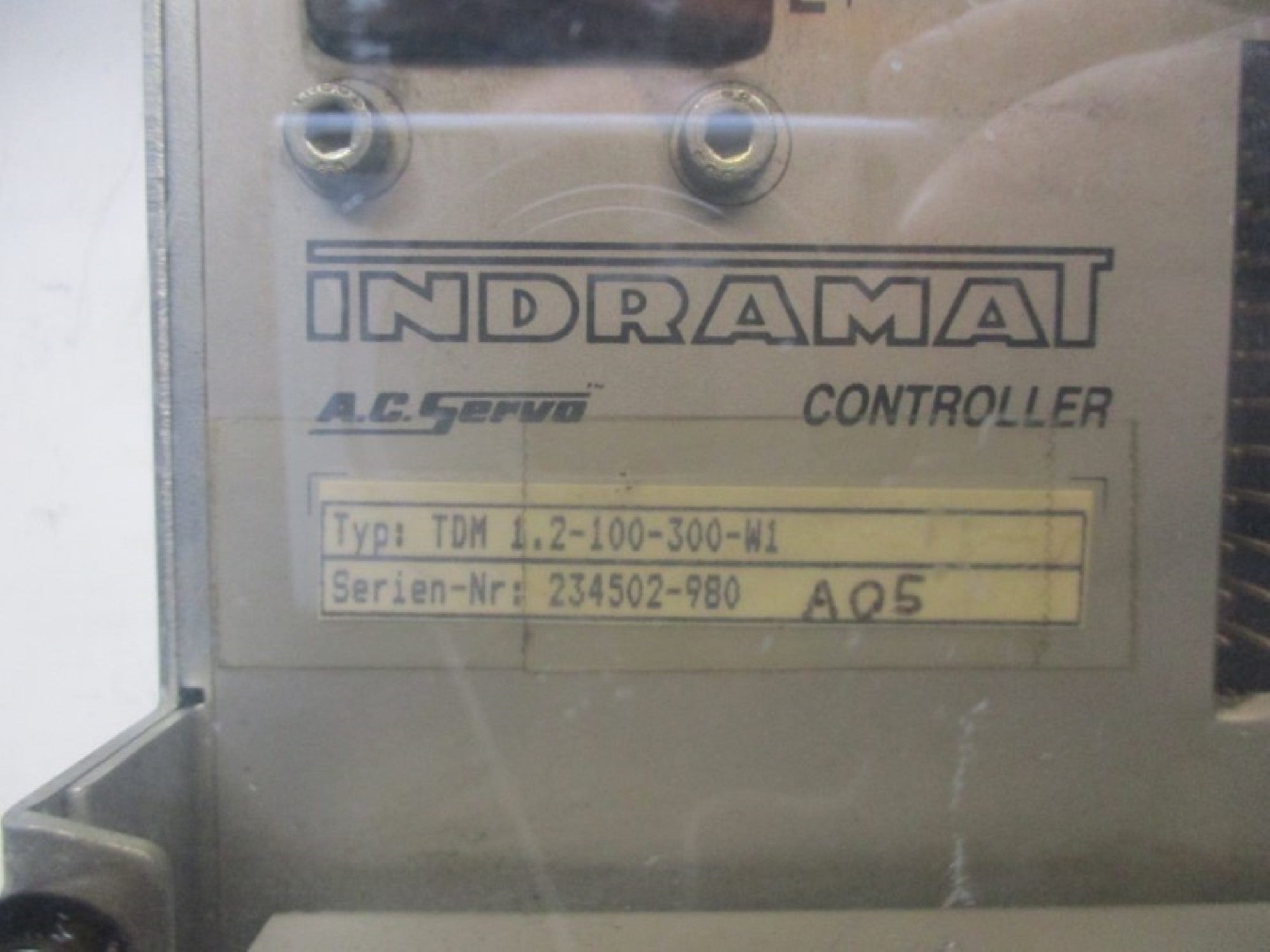 INDRAMAT TDM1.2-100-300-W1 115VAC UNMP