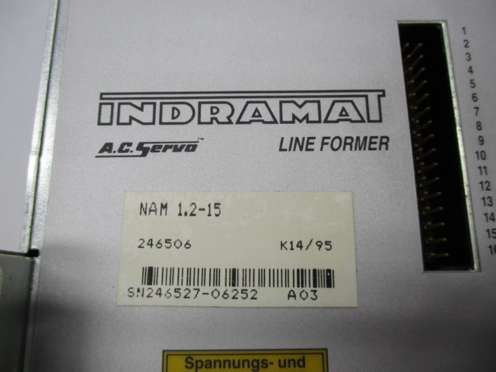 INDRAMAT NAM1.2-15 UNMP
