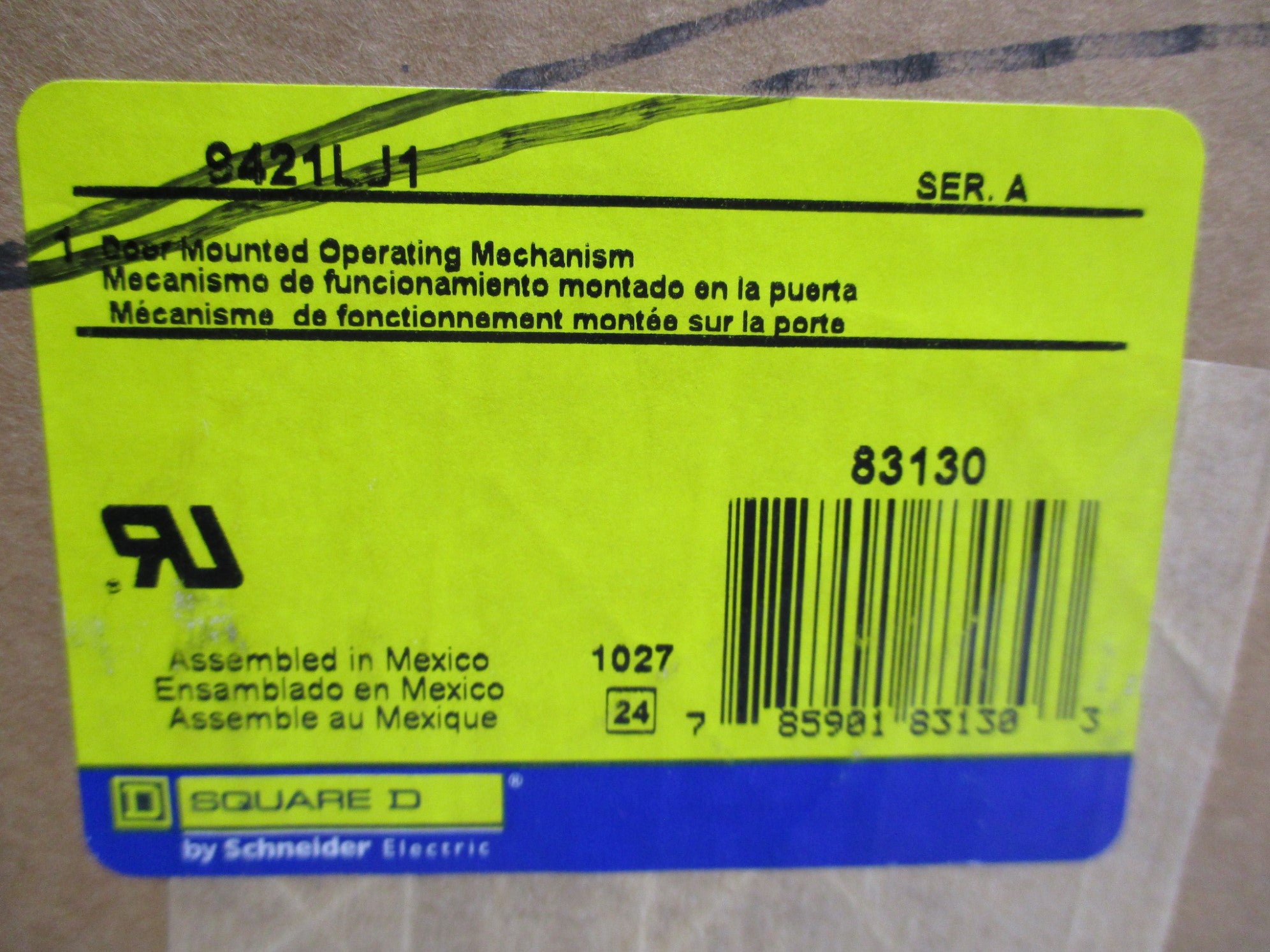 SQUARE D 9421LJ1 SER. A NSMP