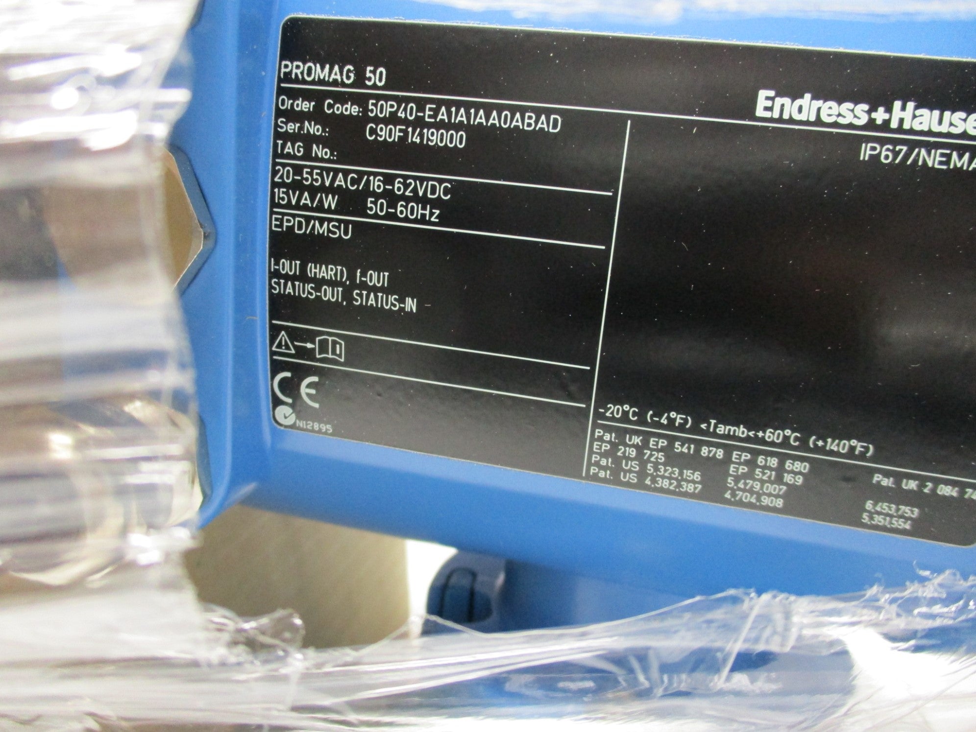 ENDRRESS+HAUSER 50P40-EA1A1AA0ABAD NSMP