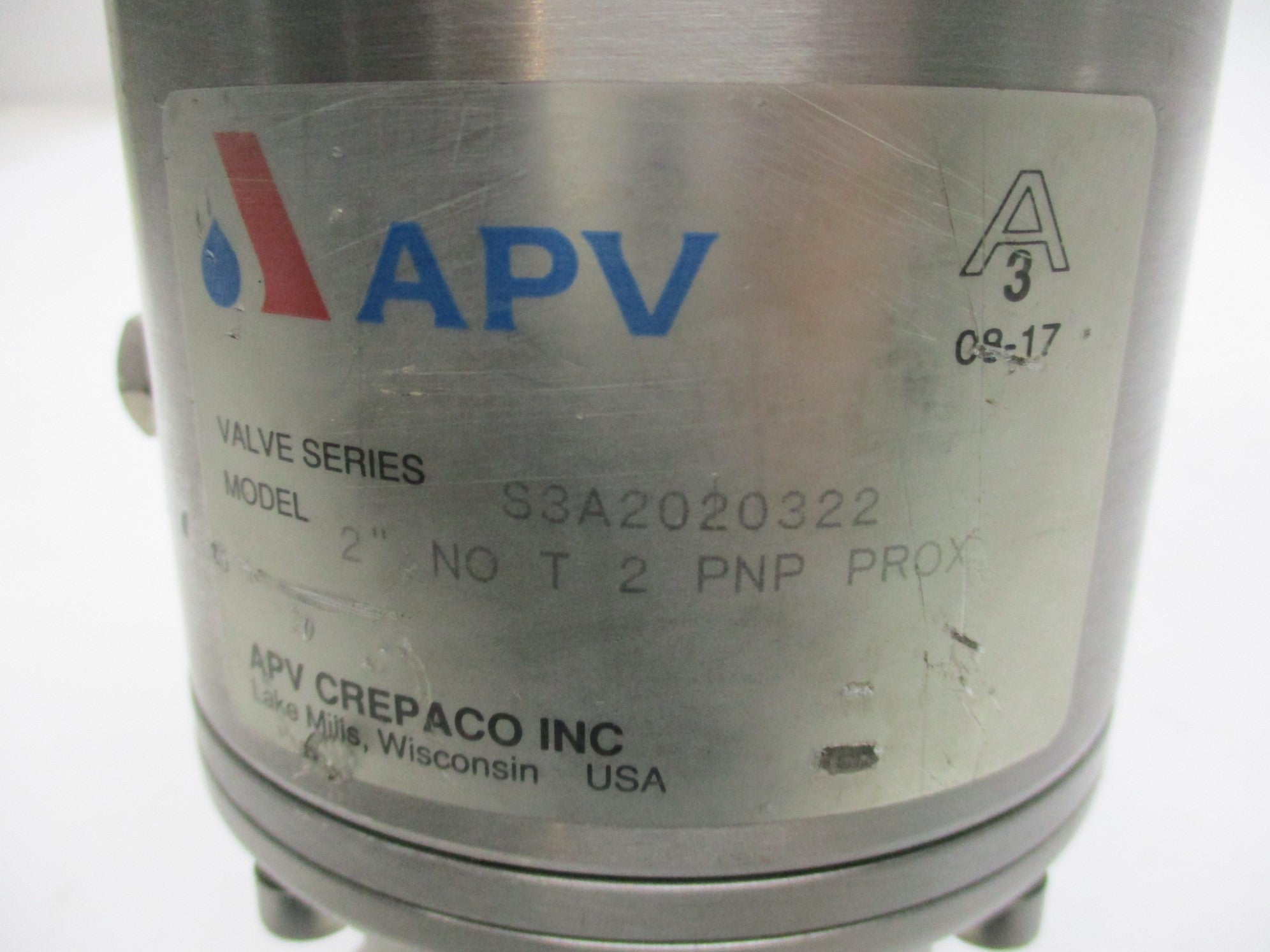 APV 2"-NO-T-2-PNP-PROX SER. S3A2020322 NSNP
