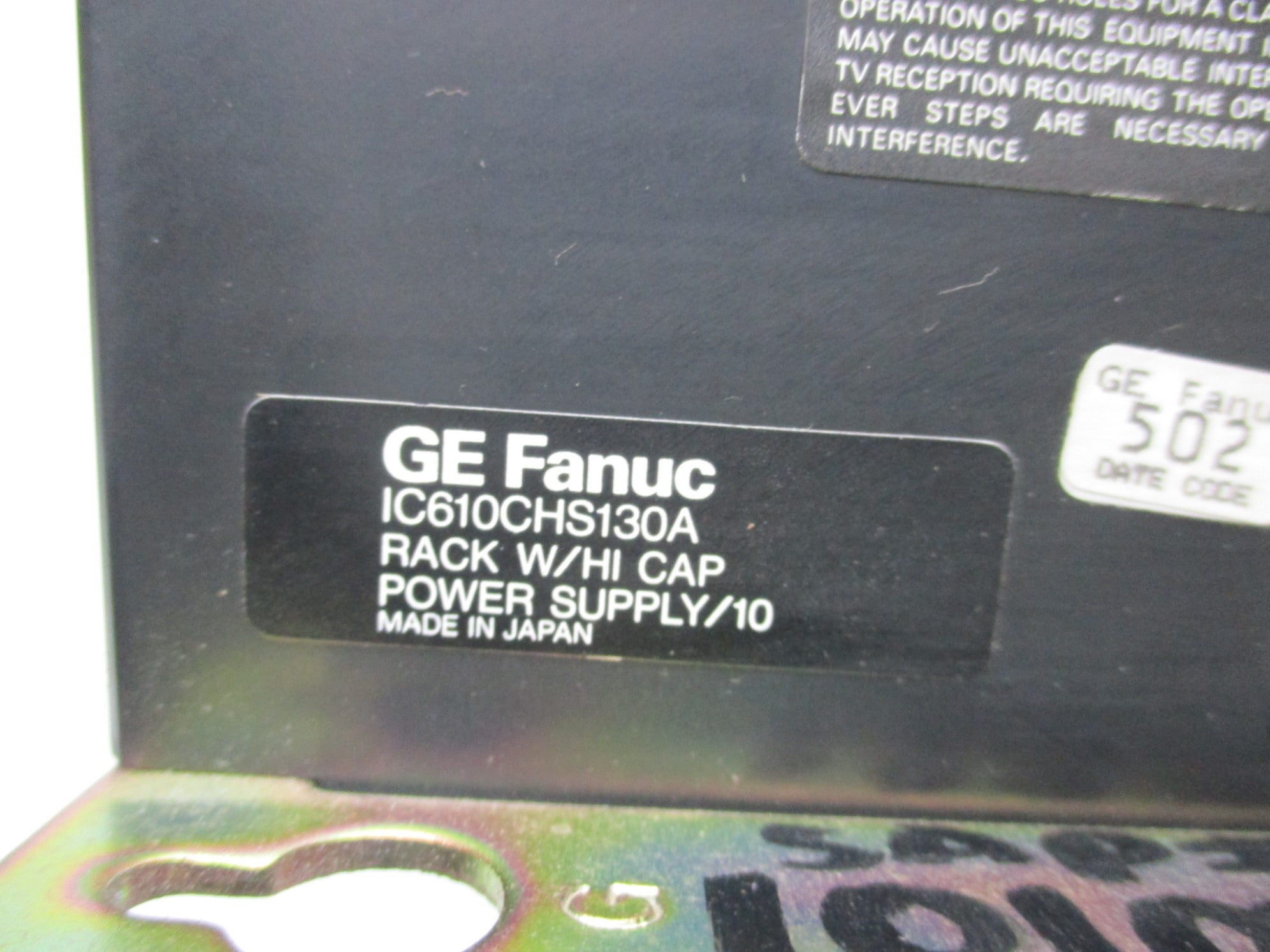 FANUC IC610CHS130A UNMP