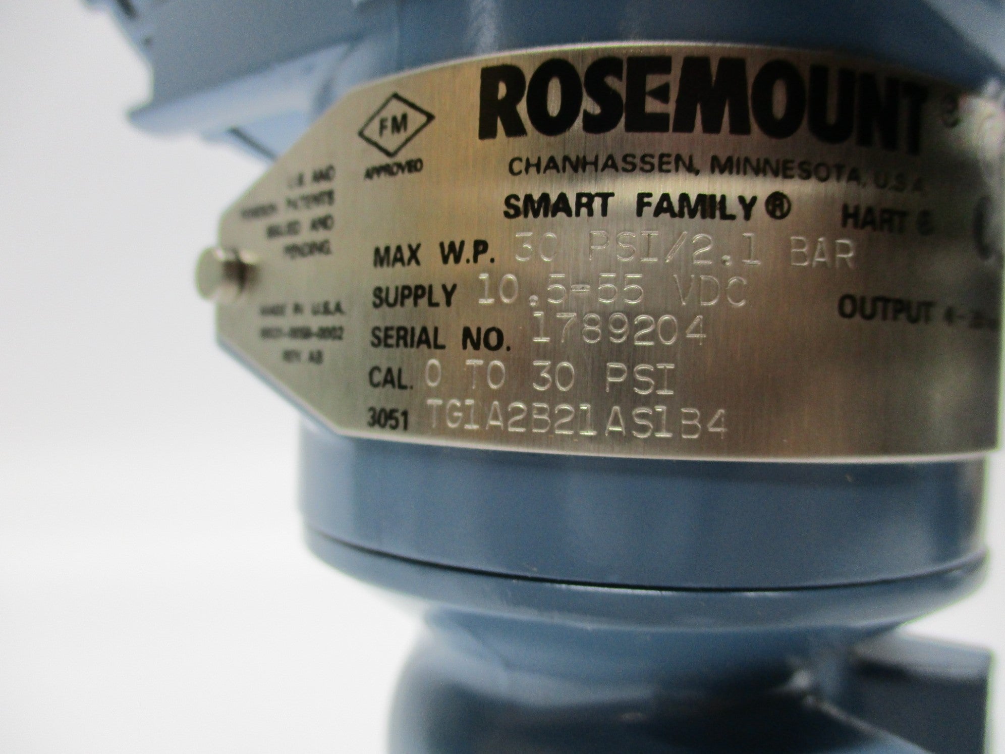 ROSEMOUNT 3051TG1A2B21AS1B4 NSMP