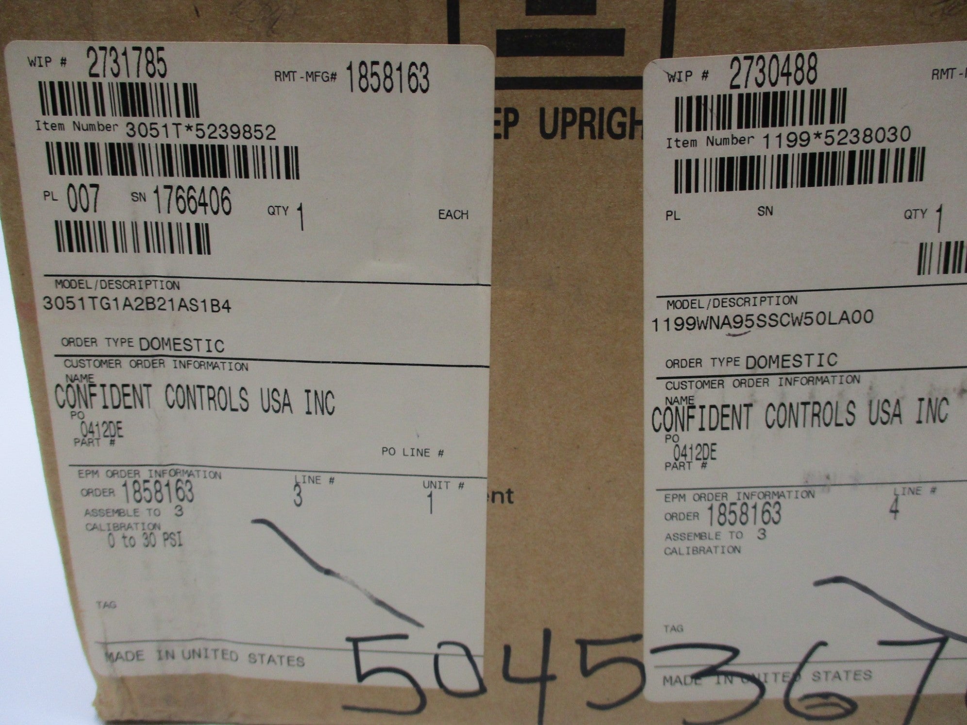 ROSEMOUNT 3051TG1A2B21AS1B4 NSMP