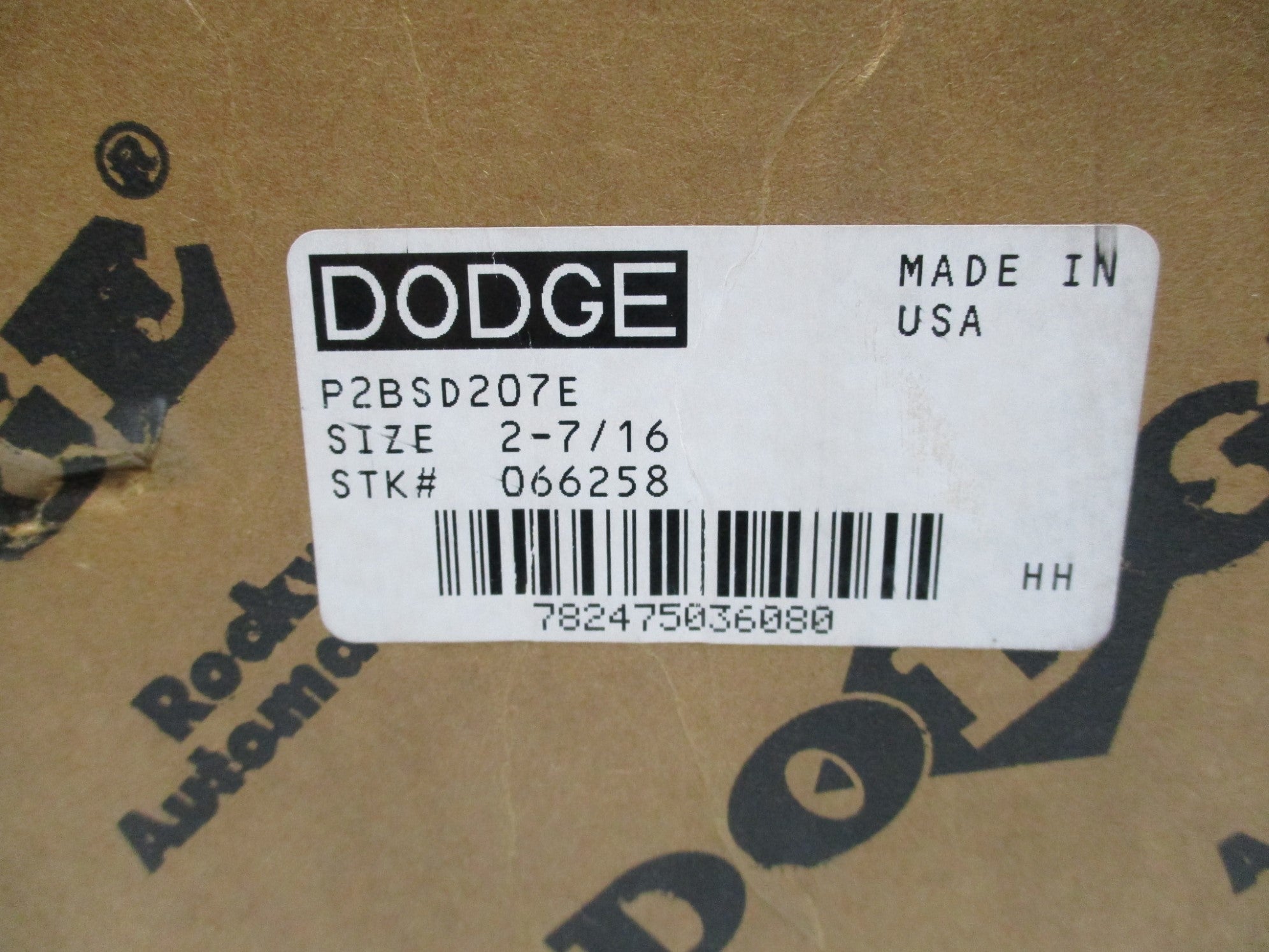 DODGE 066258 P2BSD207E NSFS