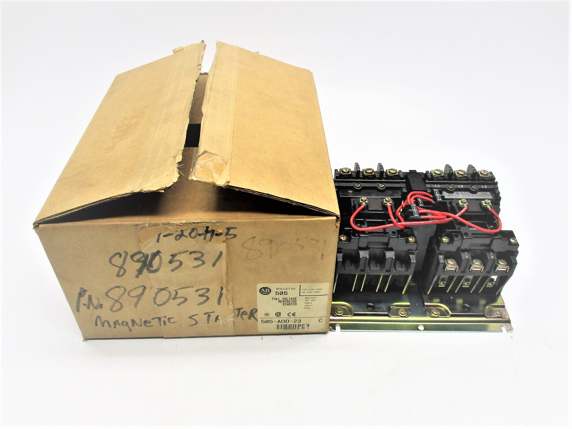 INDUSTRIAL SPARE PART 505-AOD-23 SER. C (BR/WH) 120V NSMP