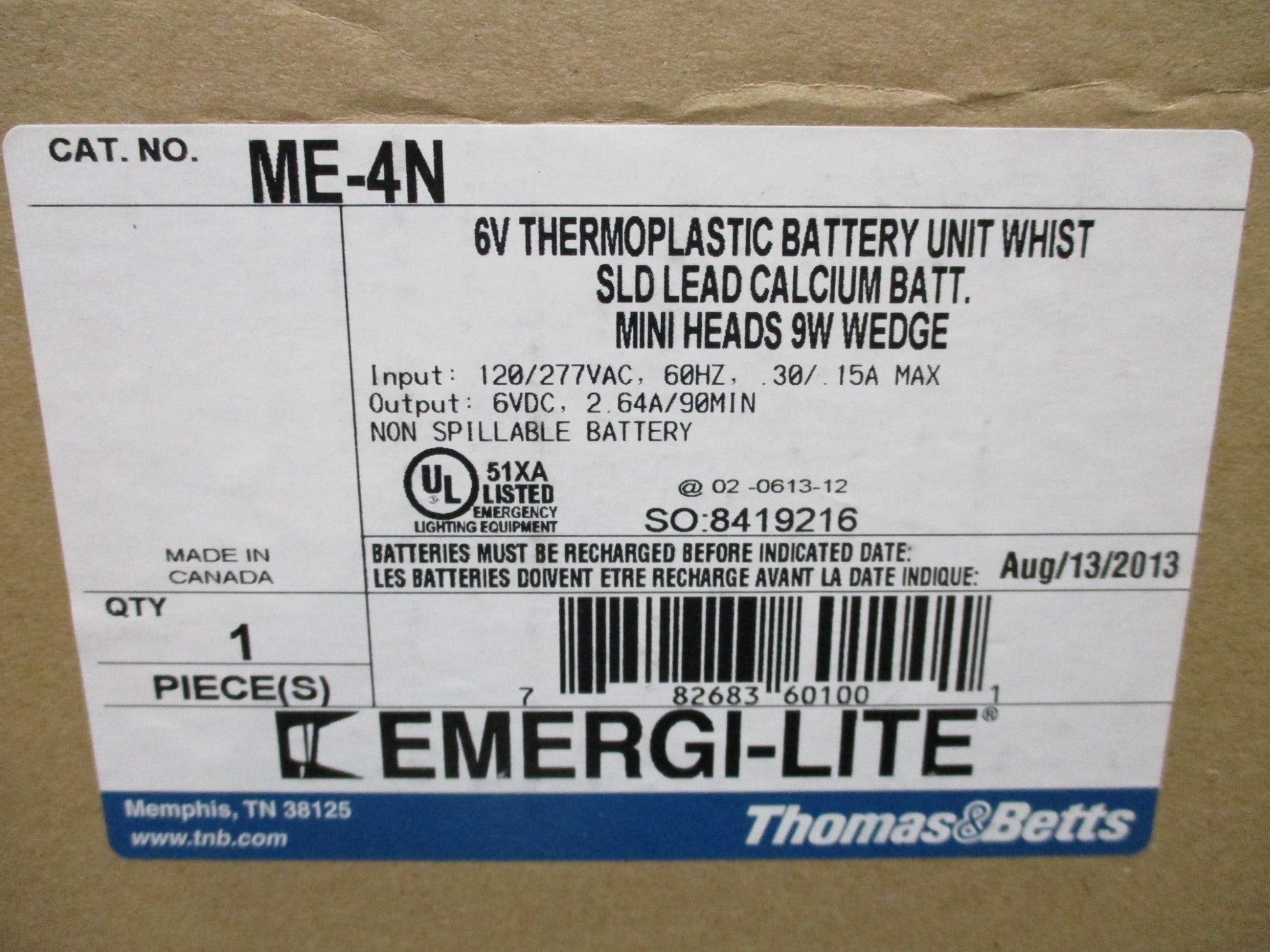 THOMAS&BETTS ME-4N NSMP