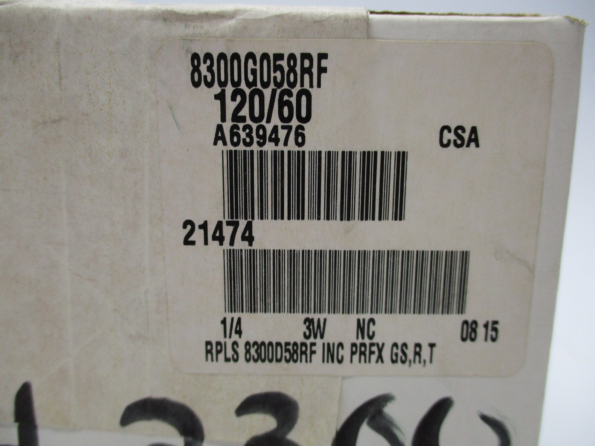 ASCO 8300G058RF NSFS