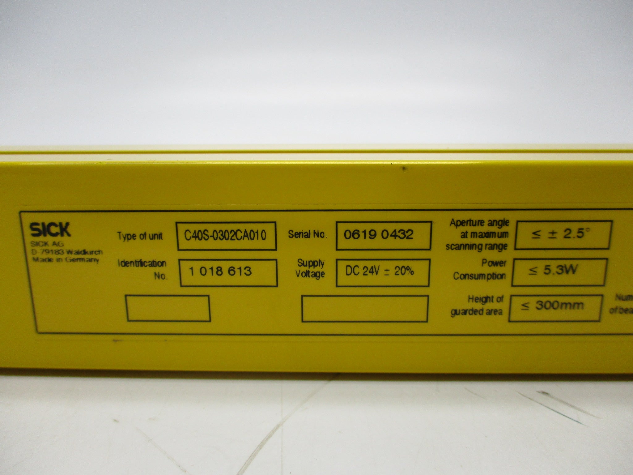 SICK C40S-0302CA010 UNMP