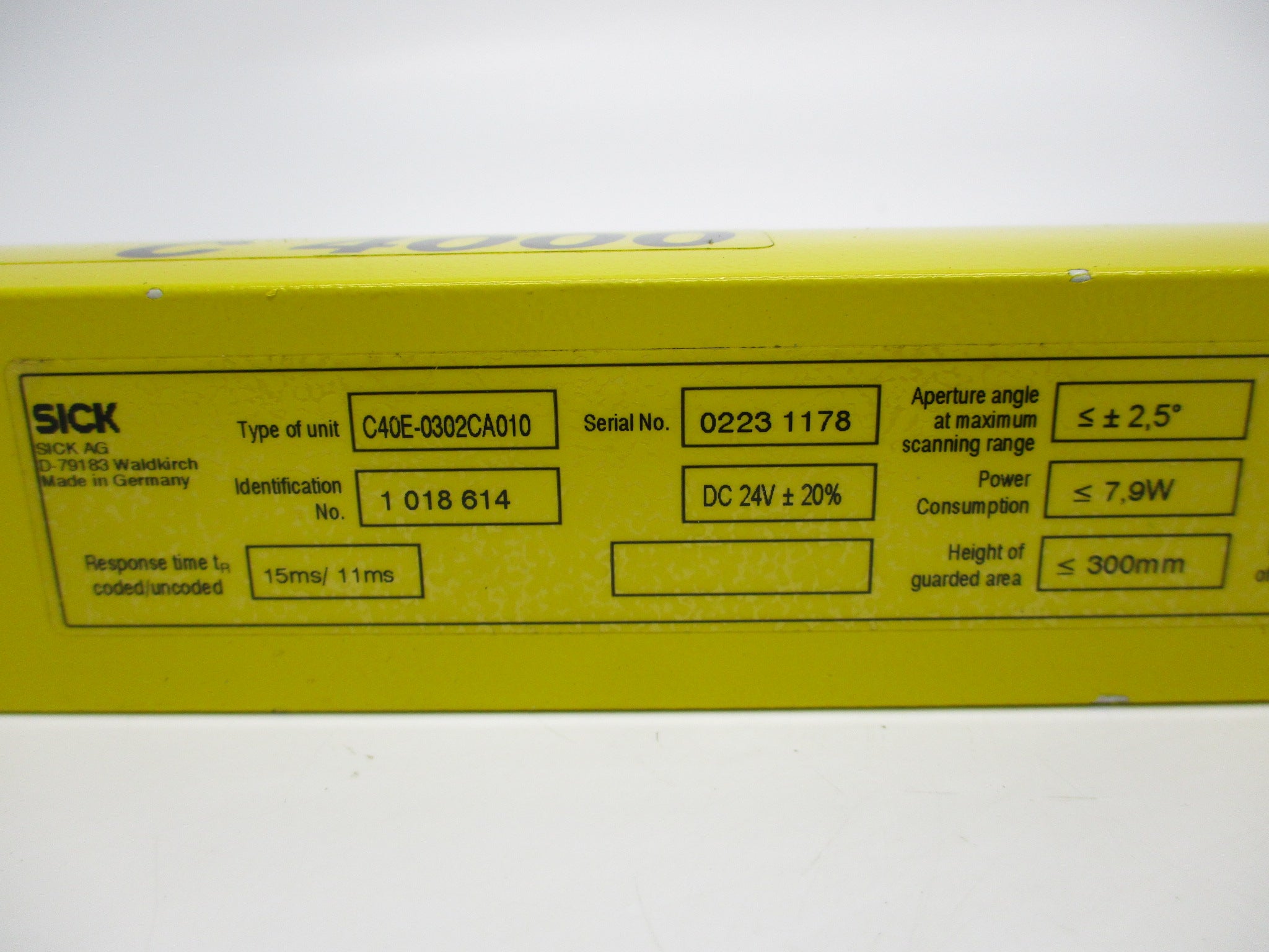 SICK C40E-0302CA010 UNMP