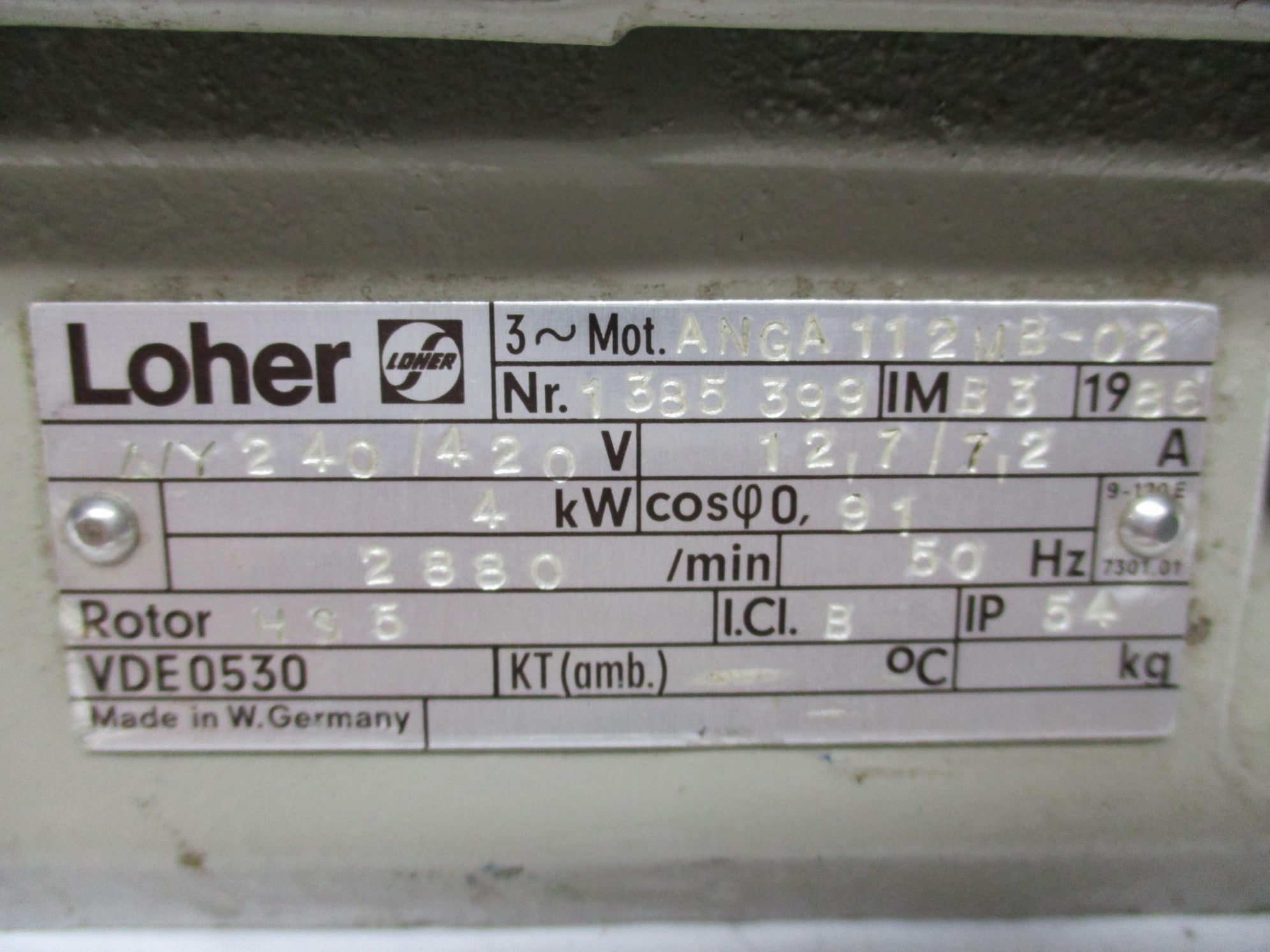 LOHER ANGA112MB-02 UNMP
