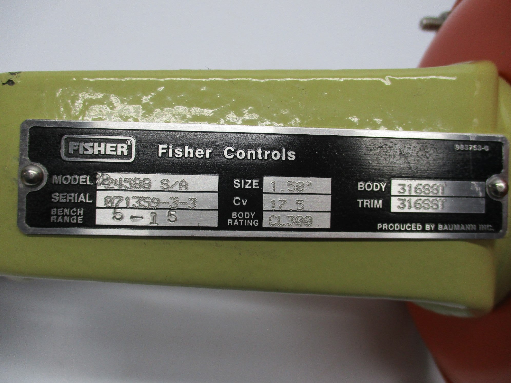 FISHER 3224588 S/A UNMP