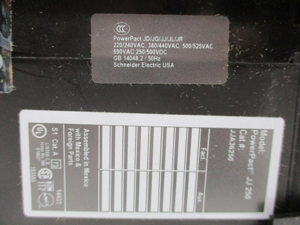 SQUARE D JJA36250 600V 250A NSNP