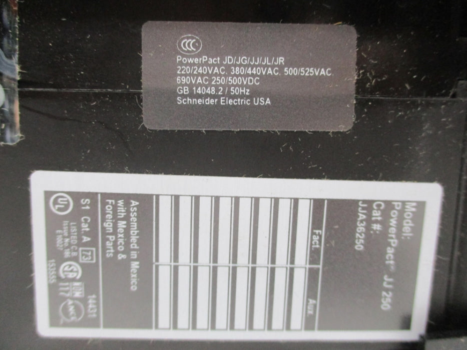 SQUARE D JJA36250 600V 250A NSNP