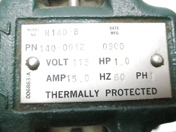 ZOELLER 140-0012 MODEL N140-B UNMP