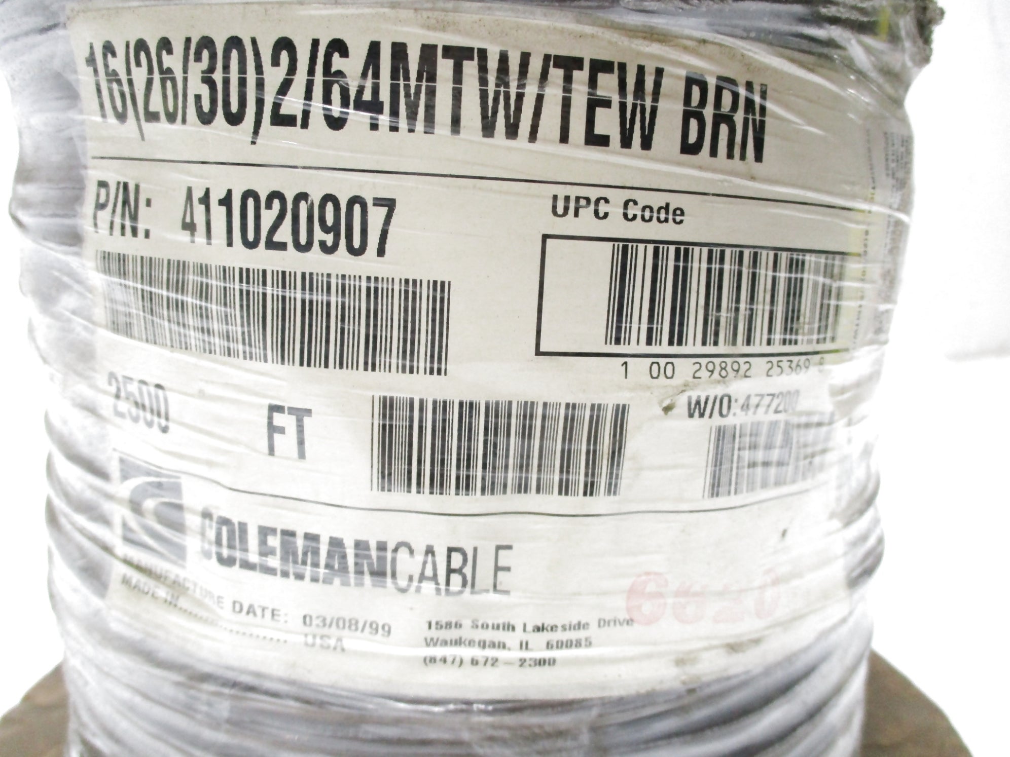 COLMAN CABLE 411020907 NSMP