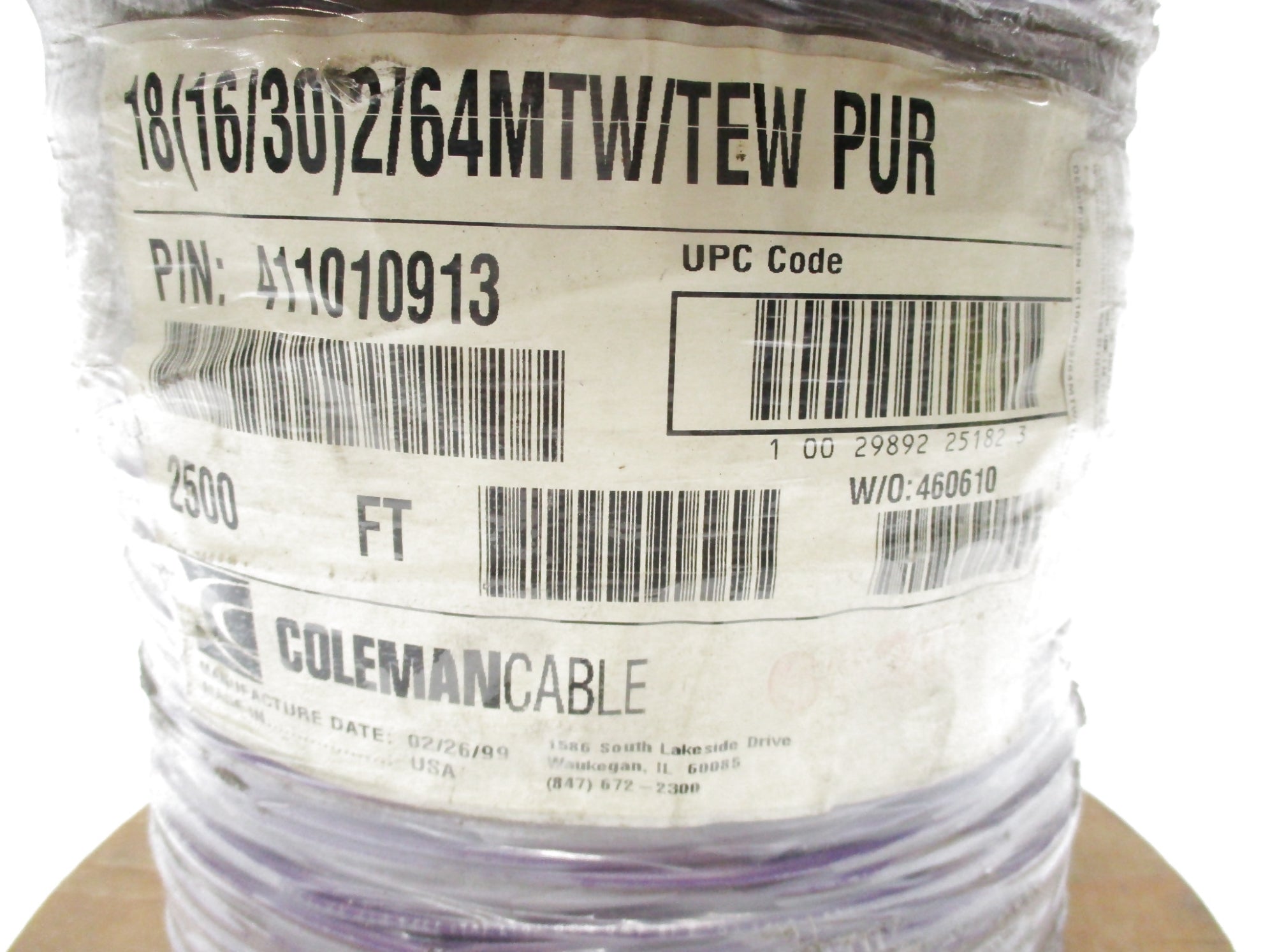 COLMAN CABLE 411010913 NSMP