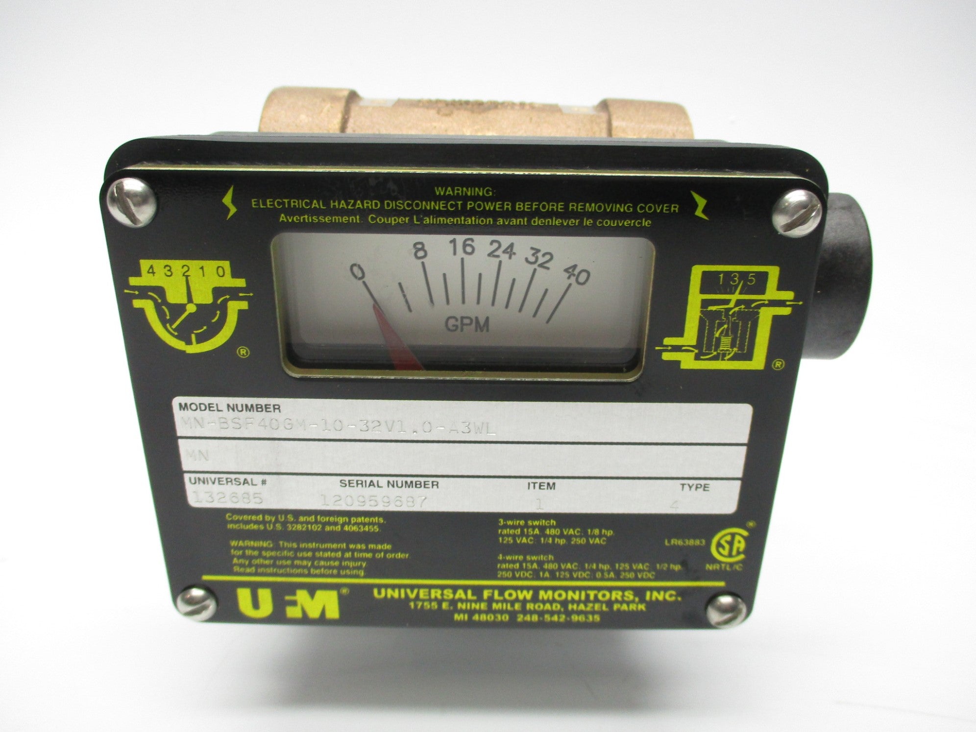 UFM MN-BSF40GM-10-32V1.-0-A3WL NSNP