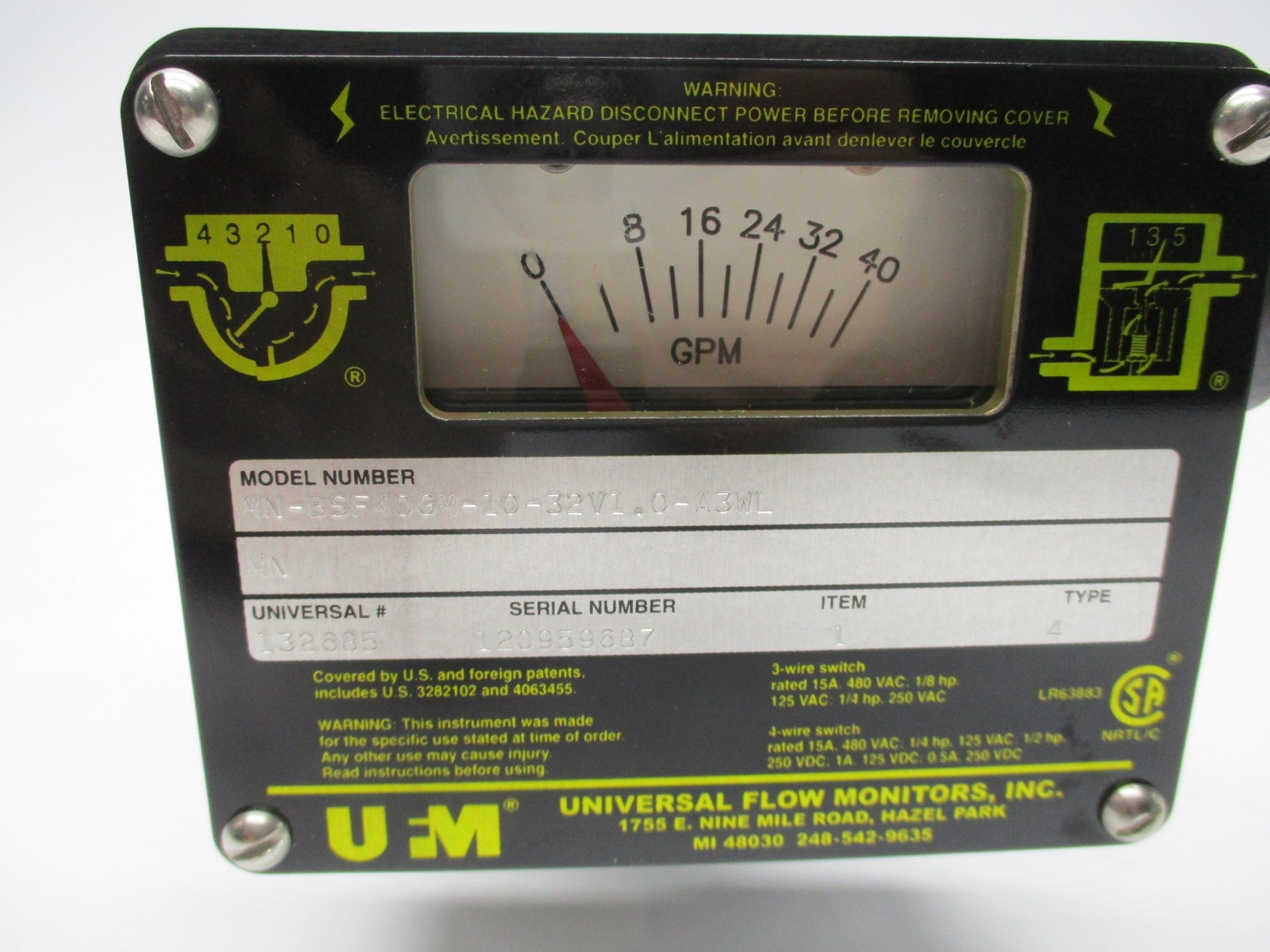 UFM MN-BSF40GM-10-32V1.-0-A3WL NSNP